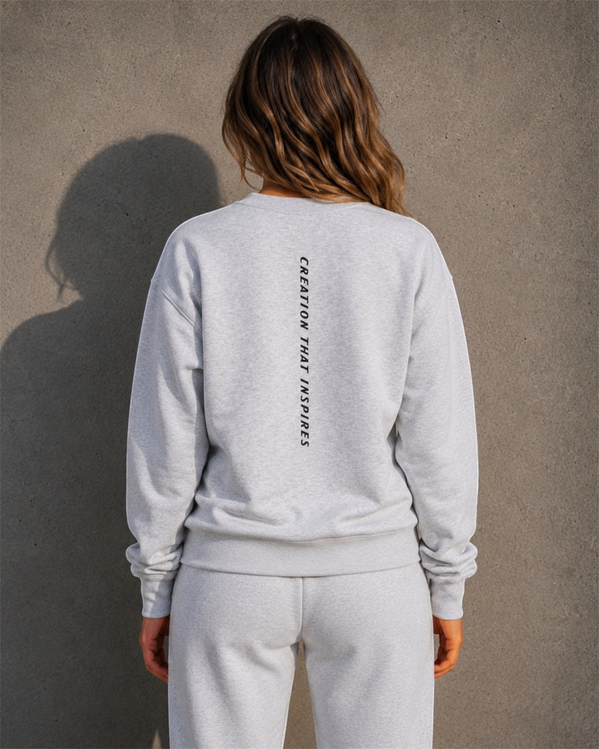 [women] Ash fleece sweatshirt