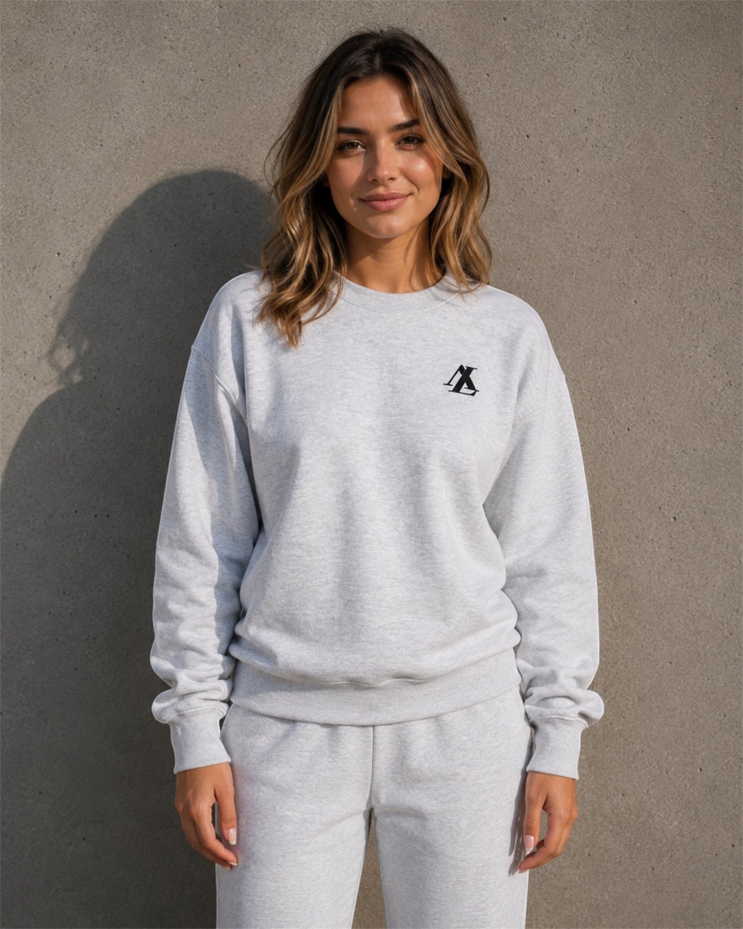 [women] Ash fleece sweatshirt