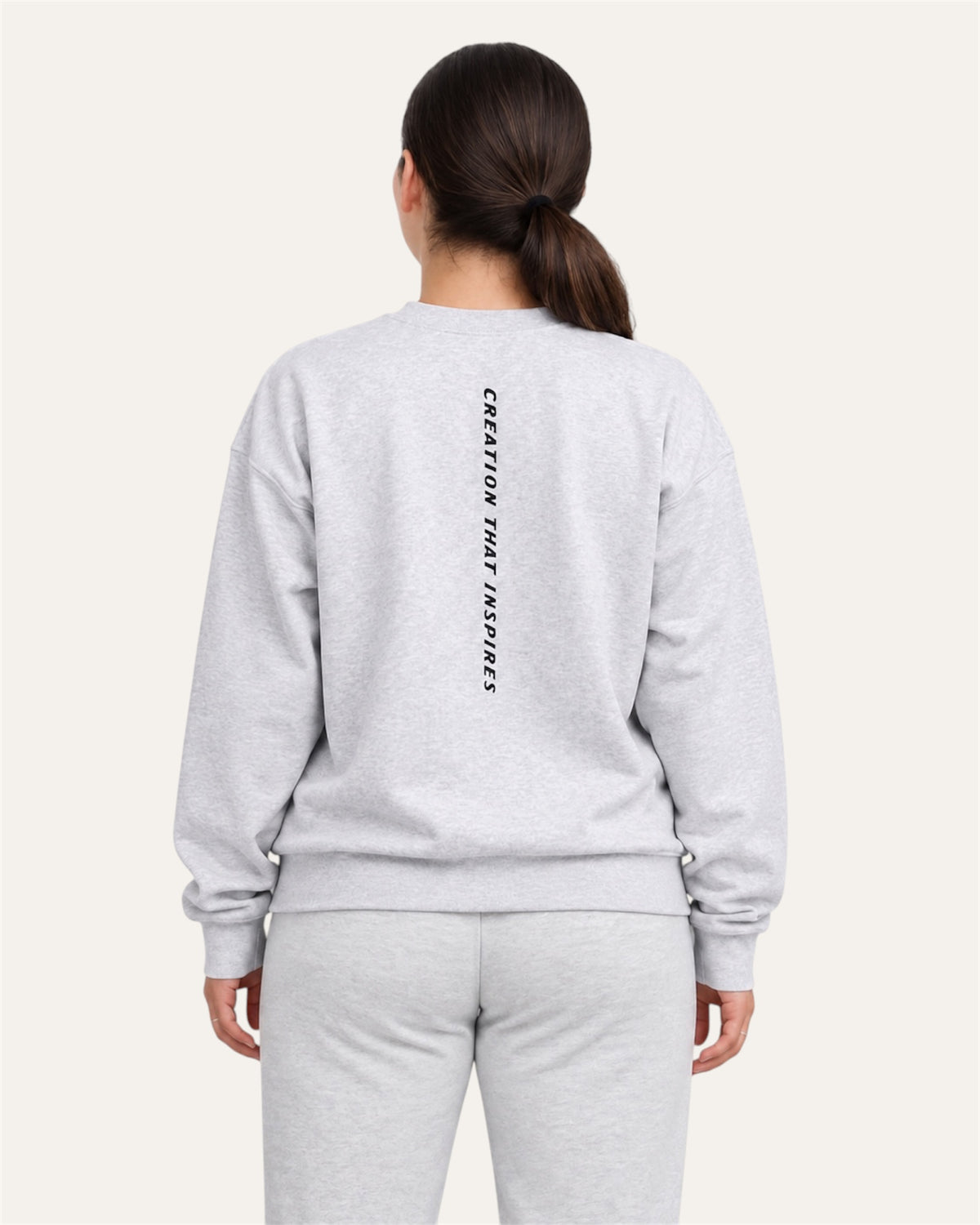 [women] Ash fleece sweatshirt