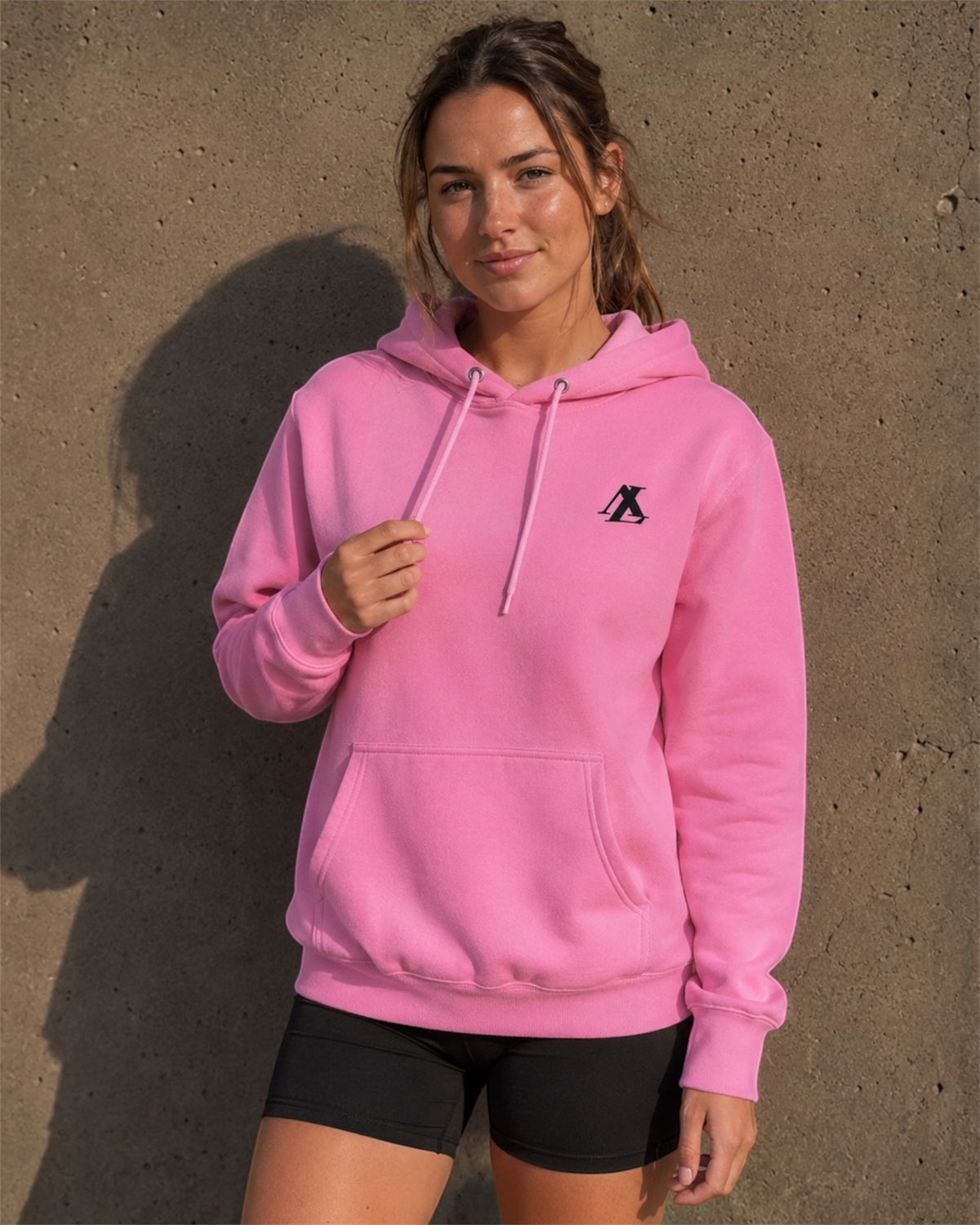 [women] Candy Pink Fleece Hoodie
