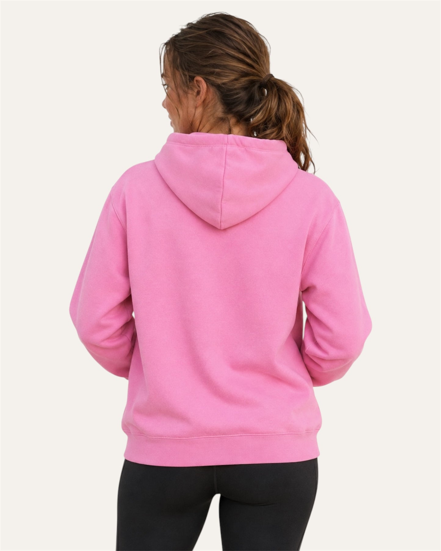 [women] Candy Pink Fleece Hoodie