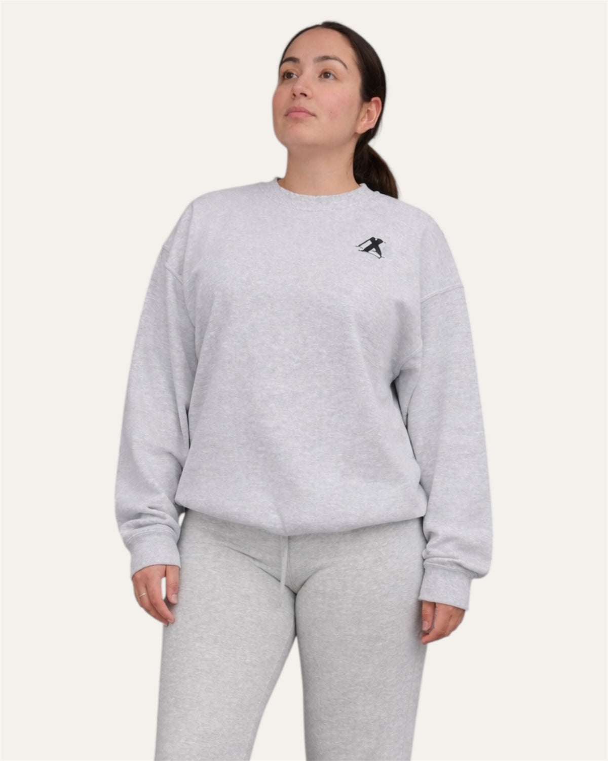 [women] Ash fleece sweatshirt